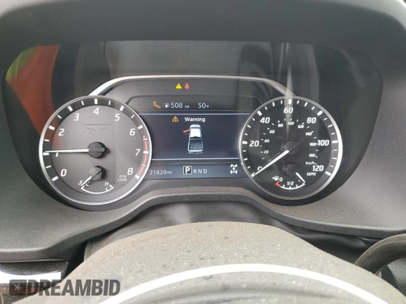 2023 Nissan Titan SV z VIN 1N6AA1EDXPN100457, wystawiony jako Copart lot #81621194 z przebiegiem 21 820 mil mil oraz Szkoda całkowita • Salvage title. Historia ofert i sprzedaży dostępna na DreamBid. Obrazek 9.