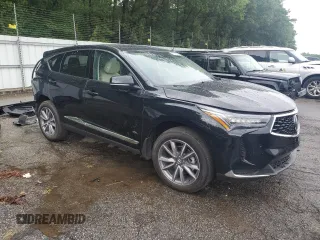 2023 Acura RDX Technology with VIN 5J8TC1H54PL009787, listed as a Copart auction lot 56643025 with 13,003 mi miles and Salvage title. Bid and sale history available at DreamBid. Image 4.