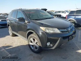 2015 Toyota RAV4 XLE with VIN 2T3WFREV7FW133974, listed as a IAAI auction lot 41818894 with 118,296 mi miles. Bid and sale history available at carsss.com. Image 1.