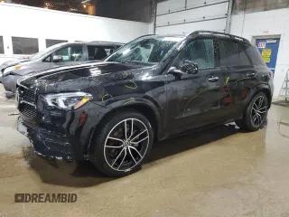 2021 Mercedes-Benz GLE 580 with VIN 4JGFB8GB7MA409005, listed as a Copart auction lot 51950375 with 40,714 mi miles and Salvage title. Bid and sale history available at DreamBid. Image 1.