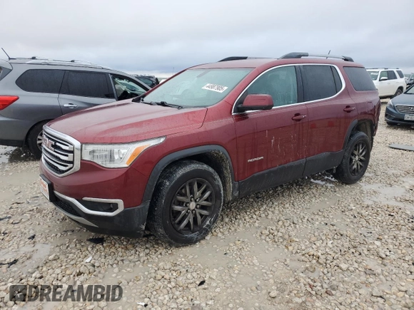 2017 GMC Acadia SLT with VIN 1GKKNMLA1HZ220734, listed as a Copart auction lot 44987905 with 104,611 mi miles and Salvage Title. Bid and sale history available at carsss.com. Image 1.