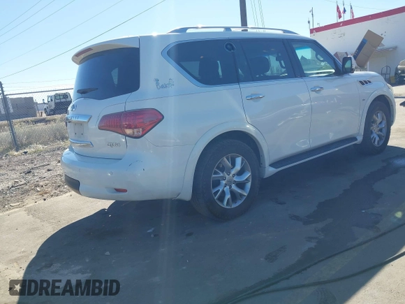 2014 Infiniti QX80 z VIN JN8AZ2NE8E9064773, wystawiony jako IAAI lot #41902629 z przebiegiem 142 331 mil mil oraz . Historia ofert i sprzedaży dostępna na DreamBid. Obrazek 4.