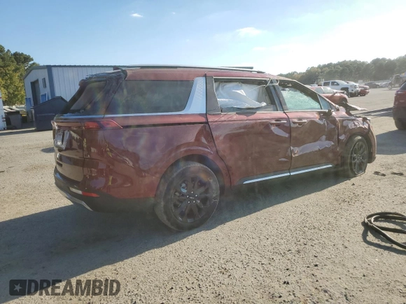 2024 Kia Carnival SX Prestige with VIN KNDNE5H37R6414924, listed as a Copart auction lot 77483414 with 10,016 mi miles and Salvage Title. Bid and sale history available at carsss.com. Image 3.