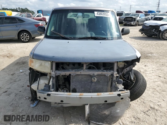 2006 Scion xB with VIN JTLKT334564031329, listed as a Copart auction lot 43803955 with 216,286 mi miles and Salvage Title. Bid and sale history available at carsss.com. Image 5.