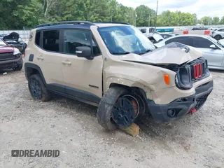 2017 Jeep Renegade Trailhawk with VIN ZACCJBCB5HPF70617, listed as a IAAI auction lot 42516113 with 66,187 mi miles and . Bid and sale history available at DreamBid. Image 1.
