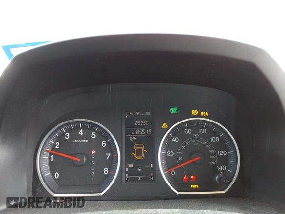 2007 Honda CR-V EX-L with VIN JHLRE48757C088315, listed as a IAAI auction lot 42214314 with 292,301 mi miles and . Bid and sale history available at carsss.com. Image 7.