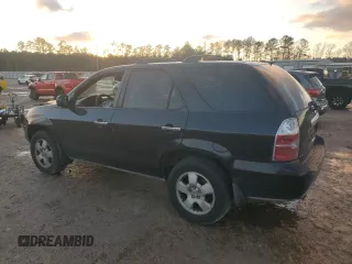 2004 Acura MDX with VIN 2HNYD18254H560028, listed as a Copart auction lot 86554484 with 0 mi miles and Salvage Title. Bid and sale history available at carsss.com. Image 2.