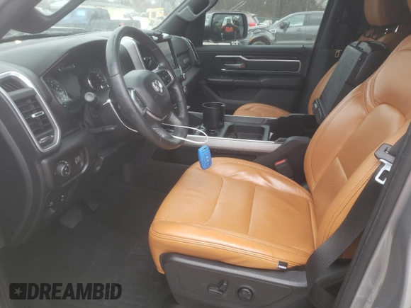 2020 Ram 1500 Big Horn with VIN 1C6RREBT6LN149612, listed as a Copart auction lot 87525145 with 64,172 mi miles and Salvage Title. Bid and sale history available at carsss.com. Image 7.