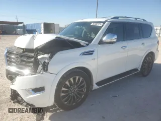 2022 Nissan Armada Platinum with VIN JN8AY2DA7N9391019, listed as a Copart auction lot 48700125 with 37,134 mi miles and Salvage Title. Bid and sale history available at DreamBid. Image 1.