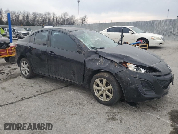 2011 Mazda 3 i Touring with VIN JM1BL1VF9B1403040, listed as a Copart auction lot 48612145 with 181,218 mi miles and Salvage Title. Bid and sale history available at carsss.com. Image 4.