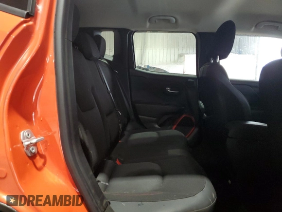 2015 Jeep Renegade Trailhawk with VIN ZACCJBCTXFPB80067, listed as a Copart auction lot 64927985 with Not provided miles and Salvage title. Bid and sale history available at DreamBid. Image 11.