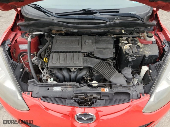 2011 Mazda Mazda2 Sport with VIN JM1DE1HZ8B0128484, listed as a Copart auction lot 52756635 with 143,691 mi miles and Salvage Title. Bid and sale history available at carsss.com. Image 11.