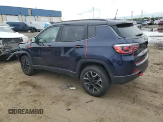 2019 Jeep Compass Trailhawk z VIN 3C4NJDDB0KT650118, wystawiony jako Copart lot #58597965 z przebiegiem 38 908 mil mil oraz Czysty tytuł • Clean title. Historia ofert i sprzedaży dostępna na DreamBid. Obrazek 2.