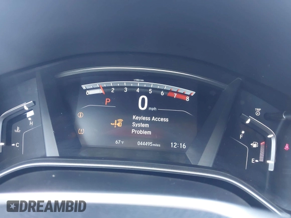 2019 Honda CR-V EX-L with VIN 7FARW1H82KE031037, listed as a IAAI auction lot 41702356 with 44,495 mi miles. Bid and sale history available at carsss.com. Image 7.