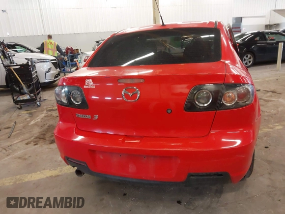 2008 Mazda 3 i Touring with VIN JM1BK12G681838719, listed as a IAAI auction lot 41802279 with 193,667 mi miles and . Bid and sale history available at carsss.com. Image 16.