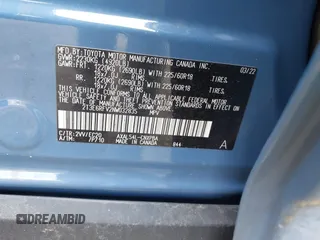 2022 Toyota RAV4 Hybrid XSE z VIN 2T3E6RFV2NW032835, wystawiony jako IAAI lot #42429819 z przebiegiem 67 101 mil mil oraz . Historia ofert i sprzedaży dostępna na DreamBid. Obrazek 9.