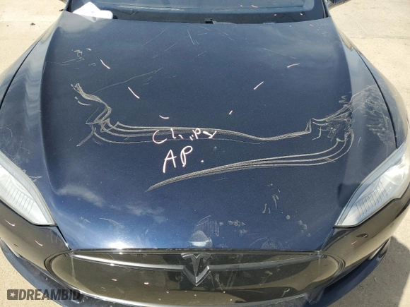 2014 Tesla Model S P85D with VIN 5YJSA1H25EFP65568, listed as a Copart auction lot 46613845 with 0 mi miles and Salvage Title. Bid and sale history available at carsss.com. Image 11.