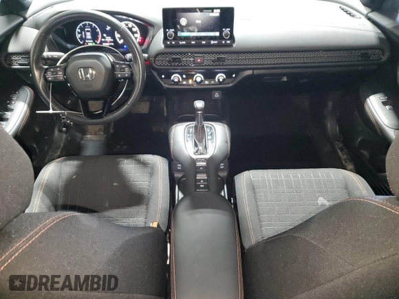 2024 Honda HR-V Sport with VIN 3CZRZ2H57RM751187, listed as a Copart auction lot 46544085 with 15,500 mi miles and Salvage Title. Bid and sale history available at DreamBid. Image 8.