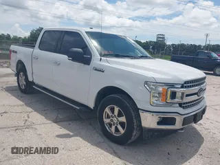 2018 Ford F-150 XL with VIN 1FTEW1E51JFB02596, listed as a IAAI auction lot 42429735 with 95,471 mi miles and . Bid and sale history available at DreamBid. Image 1.