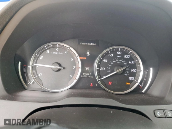 2014 Acura MDX Advance with VIN 5FRYD3H8XEB016782, listed as a Copart auction lot 60734015 with 97,323 mi miles and Salvage title. Bid and sale history available at DreamBid. Image 9.
