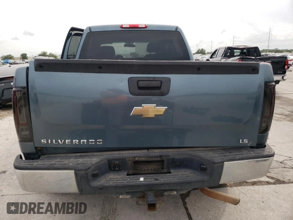 2007 Chevrolet Silverado 1500 Work Truck with VIN 2GCEC13CX71667312, listed as a Copart auction lot 54170015 with 264,176 mi miles and Salvage Title. Bid and sale history available at DreamBid. Image 6.