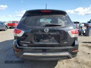 2016 Nissan Pathfinder S with VIN 5N1AR2MM9GC620823, listed as a Copart auction lot 50542215 with 165,409 mi miles and Salvage Title. Bid and sale history available at carsss.com. Image 6.