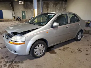 2004 Chevrolet Aveo with VIN KL1TD52634B234649, listed as a Copart auction lot 44934045 with 92,803 mi miles and Salvage Title. Bid and sale history available at carsss.com. Image 1.