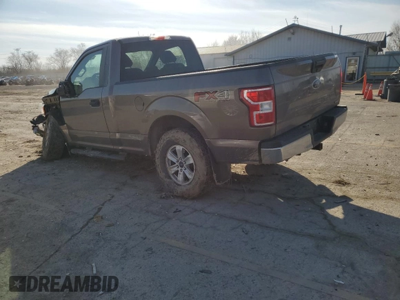 2018 Ford F-150 XL with VIN 1FTMF1EP6JKC68164, listed as a Copart auction lot 47646855 with 126,224 mi miles and Salvage title. Bid and sale history available at DreamBid. Image 2.