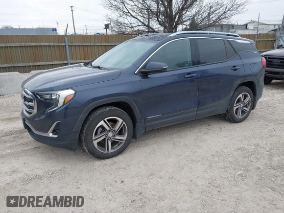 2018 GMC Terrain SLT with VIN 3GKALVEV3JL249110, listed as a IAAI auction lot 41712782 with 201,316 mi miles. Bid and sale history available at carsss.com. Image 20.