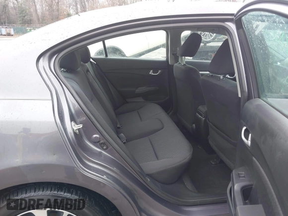 2015 Honda Civic EX with VIN 19XFB2F80FE267622, listed as a IAAI auction lot 41679465 with 140,360 mi miles. Bid and sale history available at carsss.com. Image 8.
