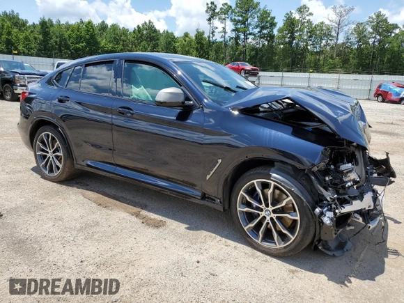 2019 BMW X4 M40i with VIN 5UXUJ5C58KLJ64129, listed as a Copart auction lot 62015753 with 0 mi miles. Bid and sale history available at carsss.com. Image 4.