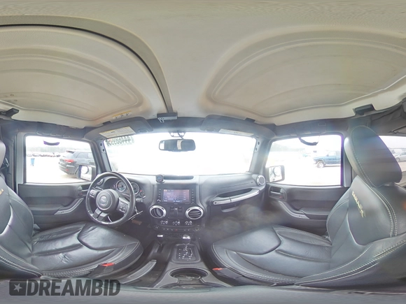 2015 Jeep Wrangler Sahara with VIN 1C4AJWBG8FL651169, listed as a Copart auction lot 44468995 with 119,419 mi miles and Salvage title. Bid and sale history available at DreamBid. Image 14.