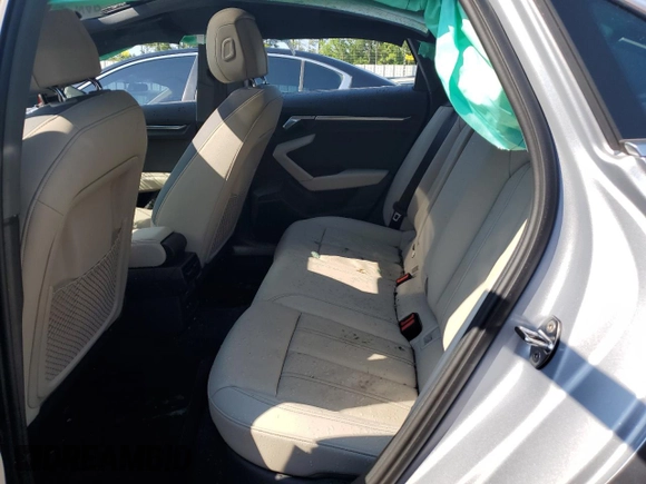 2022 Audi A3 Premium with VIN WAUAUDGY2NA075731, listed as a Copart auction lot 57587303 with 3,536 mi miles. Bid and sale history available at carsss.com. Image 10.