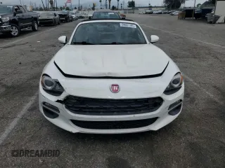 2017 FIAT 124 Spider Classica with VIN JC1NFAEKXH0126511, listed as a Copart auction lot 59601185 with Not provided miles and Salvage title. Bid and sale history available at DreamBid. Image 5.