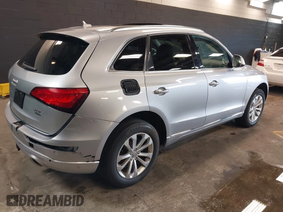 2015 Audi Q5 Premium Plus with VIN WA1LFAFP6FA114345, listed as a IAAI auction lot 41754412 with 141,778 mi miles and . Bid and sale history available at DreamBid. Image 4.