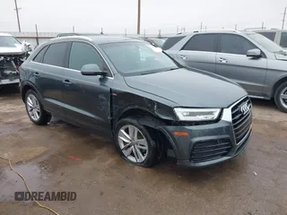 2018 Audi Q3 Premium Plus with VIN WA1JCCFS4JR001486, listed as a IAAI auction lot 41542514 with 70,112 mi miles. Bid and sale history available at carsss.com. Image 1.