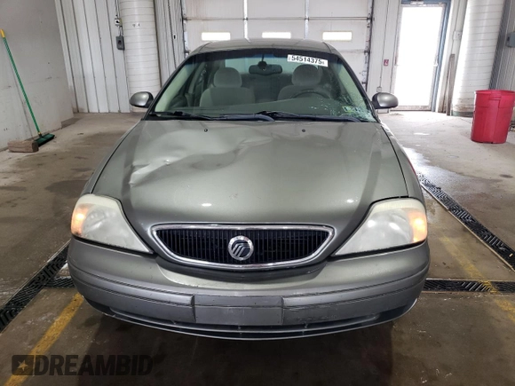 2002 Mercury Sable GS with VIN 1MEFM50U22A647574, listed as a Copart auction lot 54514375 with 111,333 mi miles and Salvage Title. Bid and sale history available at DreamBid. Image 5.