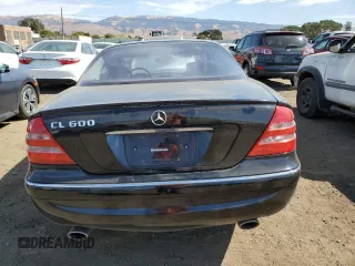 2002 Mercedes-Benz CL-Class with VIN WDBPJ78J12A020190, listed as a Copart auction lot 72278524 with 115,206 mi miles and Salvage Title. Bid and sale history available at carsss.com. Image 6.