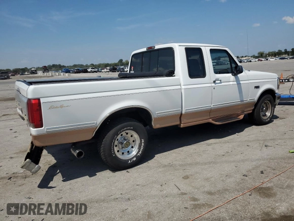 1995 Ford F-150 with VIN 1FTEX15H2SKB37048, listed as a Copart auction lot 68897274 with 155,530 mi miles and Salvage Title. Bid and sale history available at carsss.com. Image 3.