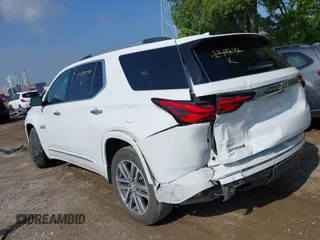 2022 Chevrolet Traverse High Country with VIN 1GNERNKW9NJ159232, listed as a IAAI auction lot 42368555 with 40,188 mi miles and . Bid and sale history available at DreamBid. Image 3.