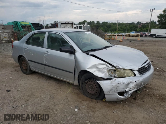 2006 Toyota Corolla CE with VIN JTDBR32E160091295, listed as a Copart auction lot 64252645 with 107,446 mi miles and Clean title. Bid and sale history available at DreamBid. Image 4.