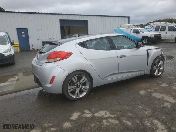 2013 Hyundai Veloster w/Black Int with VIN KMHTC6AD8DU151185, listed as a Copart auction lot 85415014 with 133,203 mi miles and Salvage Title. Bid and sale history available at carsss.com. Image 3.