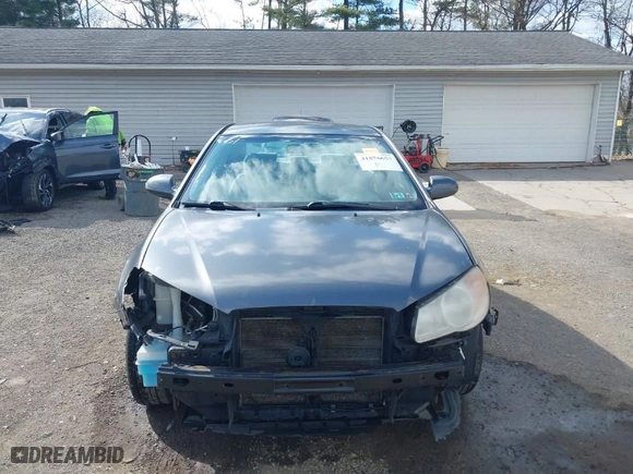 2008 Hyundai Elantra GLS with VIN KMHDU46D38U553104, listed as a IAAI auction lot 41876657 with 183,055 mi miles. Bid and sale history available at carsss.com. Image 13.