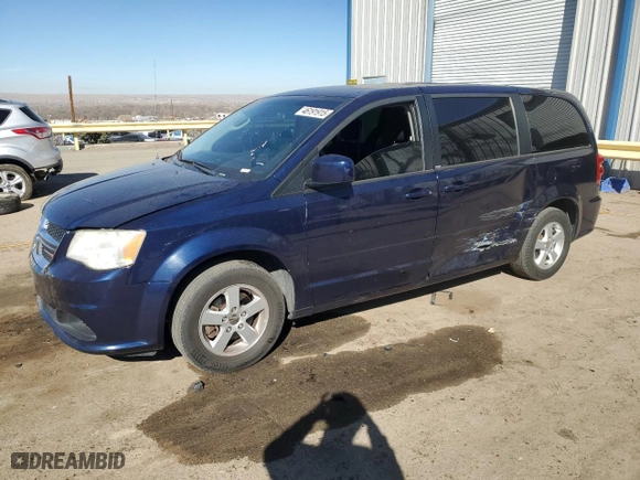 2012 Dodge Grand Caravan SXT with VIN 2C4RDGCG8CR395309, listed as a Copart auction lot 46191915 with 126,299 mi miles and Salvage Title. Bid and sale history available at carsss.com. Image 1.