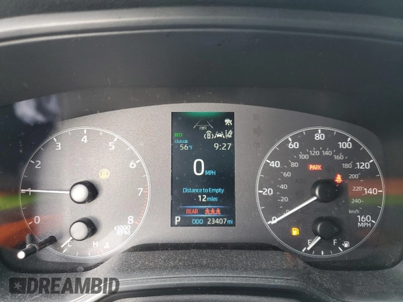 2023 Toyota Corolla SE with VIN 5YFP4MCE9PP152991, listed as a Copart auction lot 45677505 with 23,407 mi miles and Salvage Title. Bid and sale history available at carsss.com. Image 9.