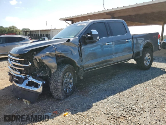 2024 Ford Super Duty F-250 SRW XL with VIN 1FT8W2BT3RED59377, listed as a Copart auction lot 71638304 with 17,580 mi miles and Salvage Title. Bid and sale history available at carsss.com. Image 1.
