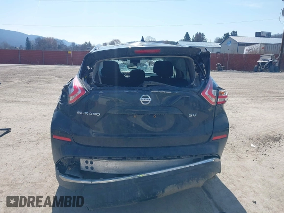 2018 Nissan Murano SV with VIN 5N1AZ2MG4JN116458, listed as a IAAI auction lot 41780269 with 157,587 mi miles and . Bid and sale history available at carsss.com. Image 16.