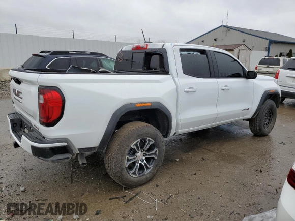 2023 GMC Canyon 4WD AT4 with VIN 1GTP6DEK3P1184837, listed as a Copart auction lot 44501054 with 2,236 mi miles and Non Repairable. Bid and sale history available at carsss.com. Image 3.