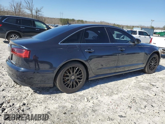 2016 Audi A6 3.0T Prestige with VIN WAUHGAFC2GN181537, listed as a Copart auction lot 48180055 with 80,423 mi miles and Salvage Title. Bid and sale history available at carsss.com. Image 3.