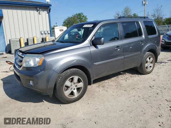2011 Honda Pilot EX-L with VIN 5FNYF3H79BB026363, listed as a Copart auction lot 51787205 with Not Provided miles and Salvage Title. Bid and sale history available at DreamBid. Image 1.